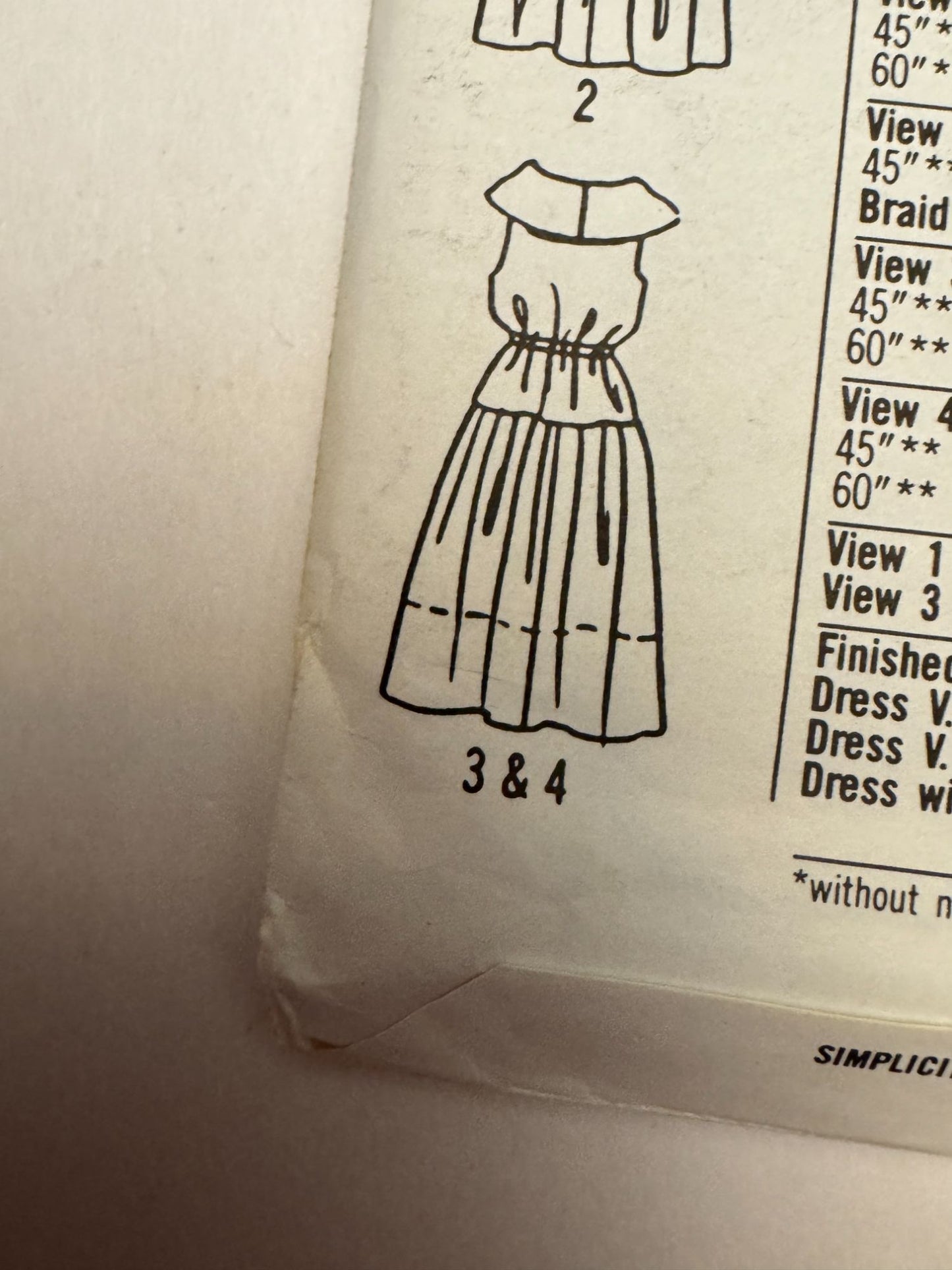 Simplicity Sewing Pattern 9707 Dress Easy Sew Short Sleeve 16-24 Vintage 1990