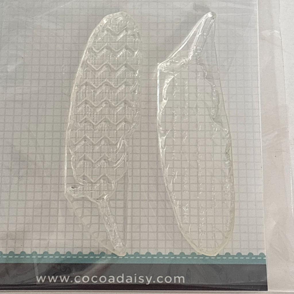 Cocoa Daisy Clear Stamps Feathers Limited Edition Scrapbooking Cardmaking Craft Boho Nature