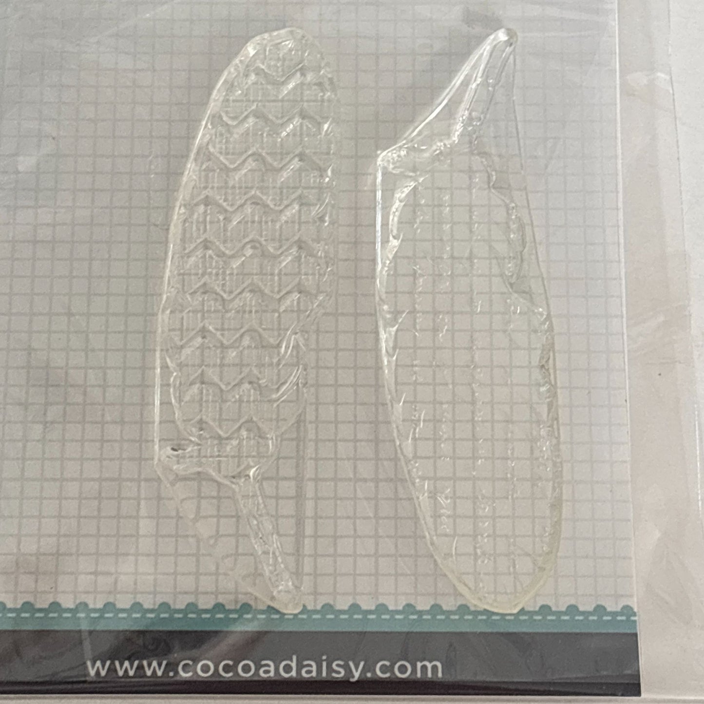 Cocoa Daisy Clear Stamps Feathers Limited Edition Scrapbooking Cardmaking Craft Boho Nature
