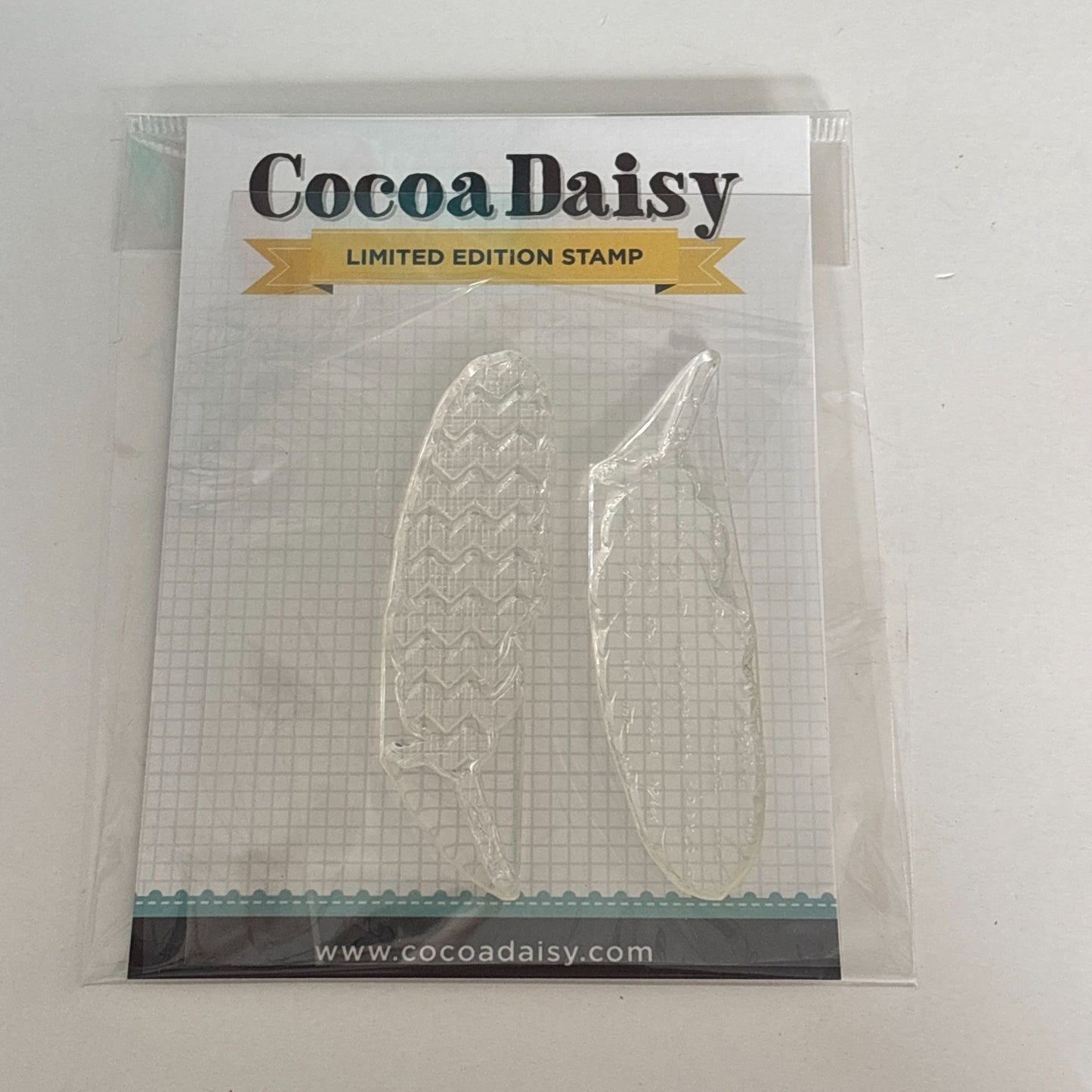 Cocoa Daisy Clear Stamps Feathers Limited Edition Scrapbooking Cardmaking Craft Boho Nature