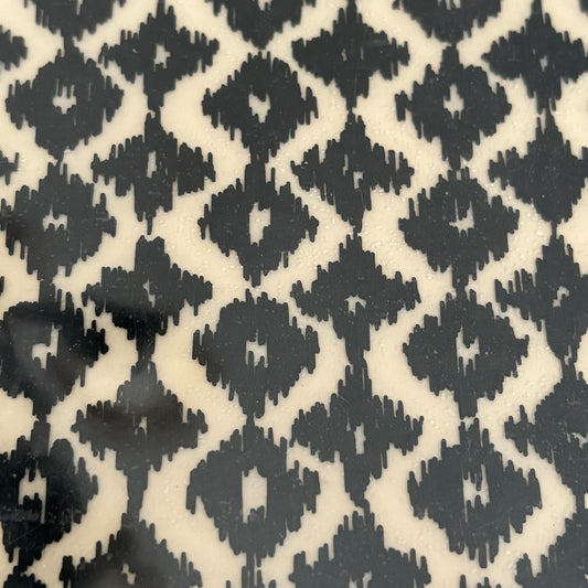 Recollections Ikat Pattern Cling Stamp Background Textile Print Card Making Geometric