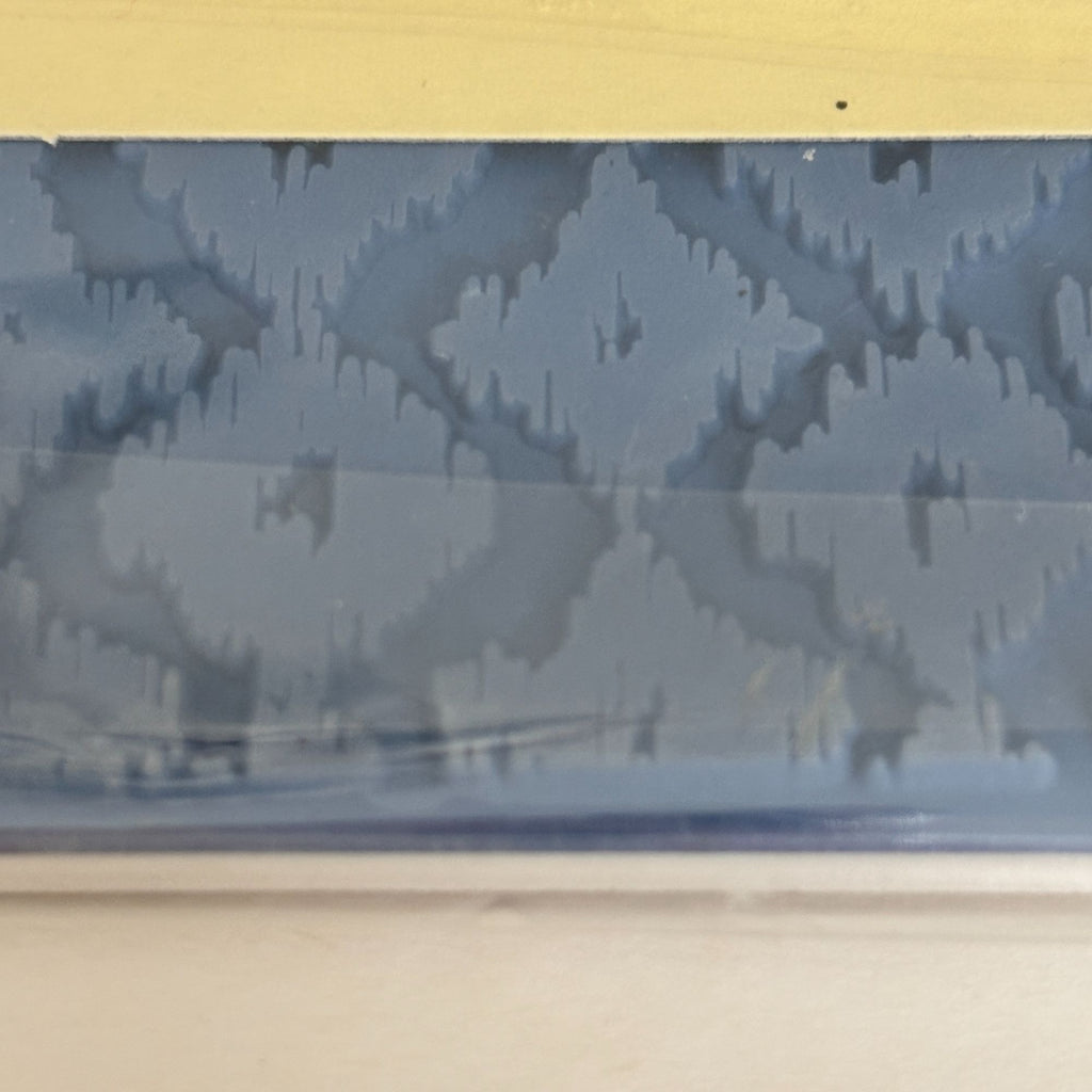 Recollections Ikat Pattern Cling Stamp Background Textile Print Card Making Geometric