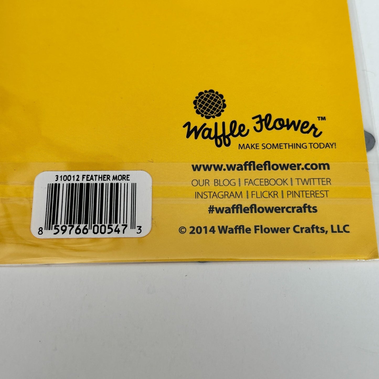 Waffle Flower Clear Stamp Die Set Feather More Pun Mothers Day Cardmaking Sister
