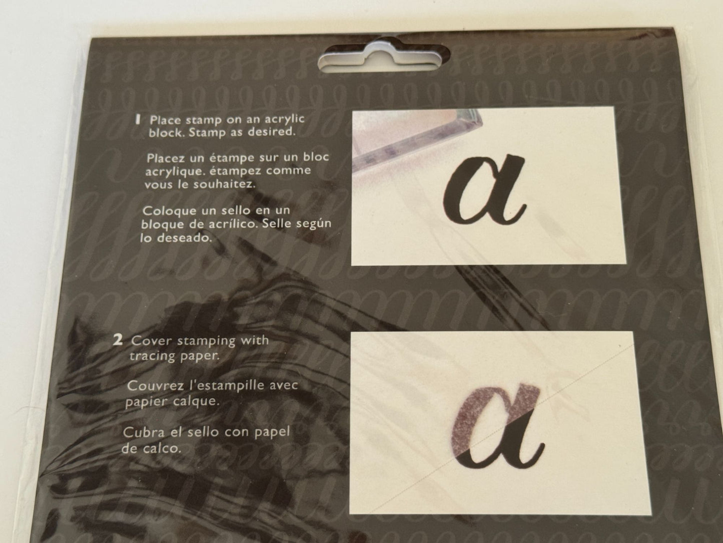 Kelly Creates Traceable Alphabet Acrylic Stamps For Brush Lettering Practice