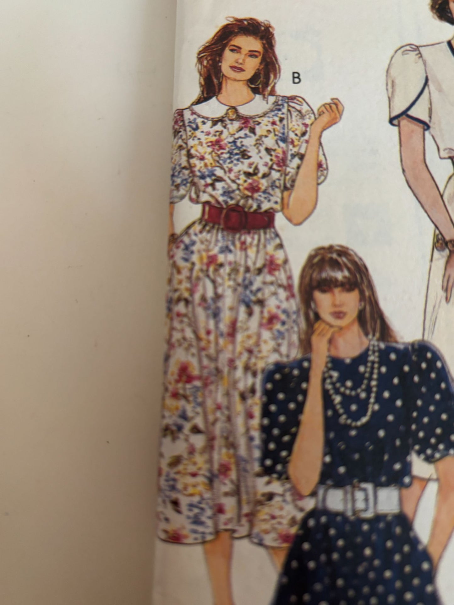 McCalls Sewing Pattern 5201 Dress Collar Variation Fashion Basics 14 16 18 Uncut