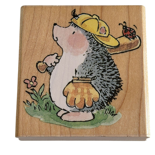 Penny Black Rubber Stamp Hedgehog Field Of Dreams Baseball Glove Ladybug Sports