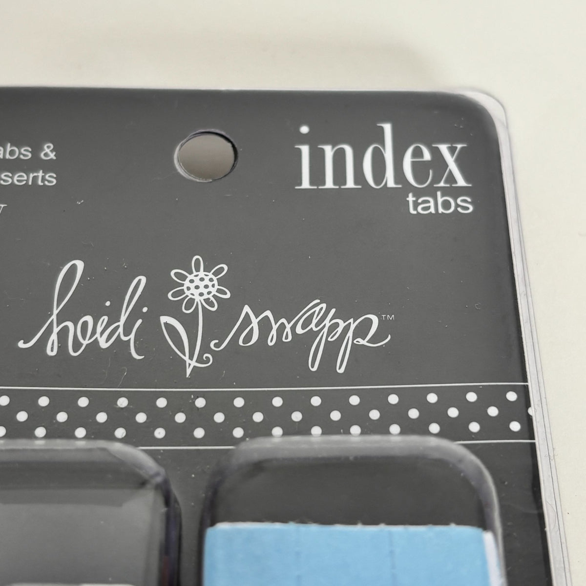 Heidi Swapp Boy Index Tabs Scrapbooking Embellishments Journaling Photo Caption