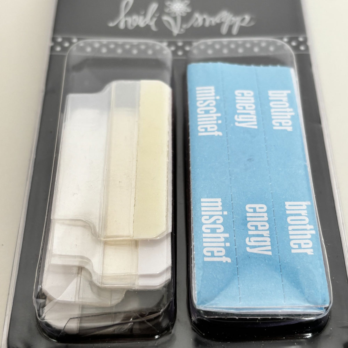 Heidi Swapp Boy Index Tabs Scrapbooking Embellishments Journaling Photo Caption