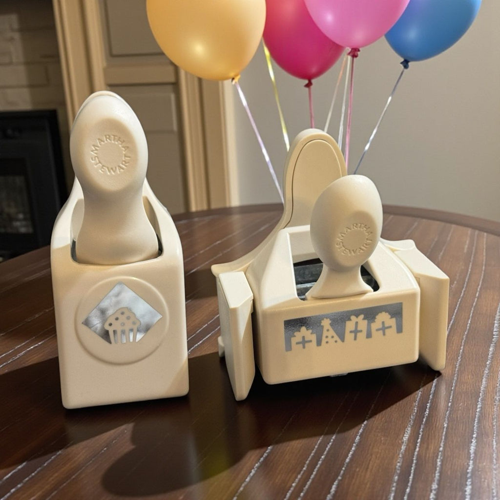 Martha Stewart Punch Around the Page Cupcake Corner and Birthday Party Edge Gift