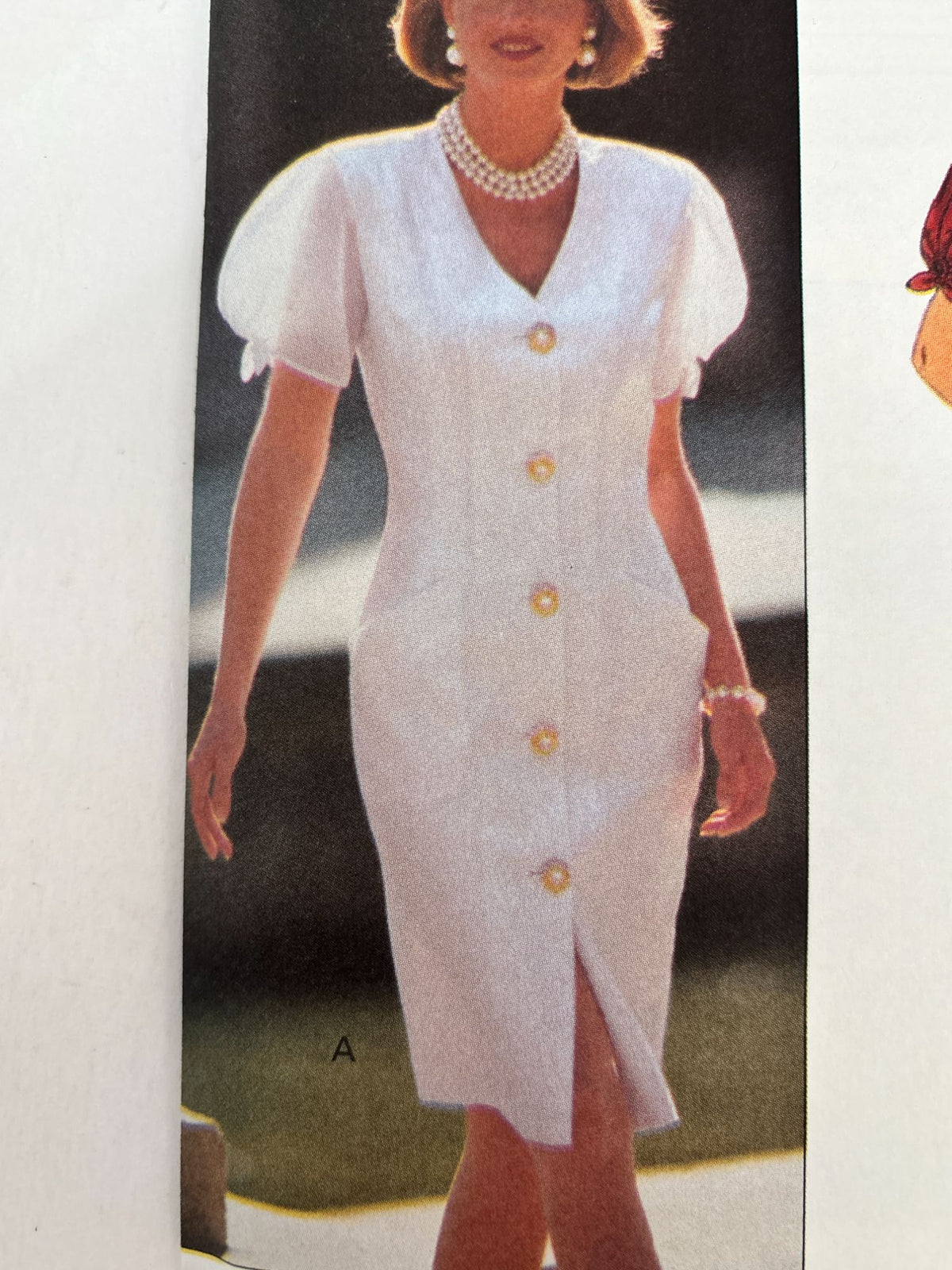 Butterick Sewing Pattern 6637 Dress Puff Sleeve Princess Seam 12 14 16 1990s UC