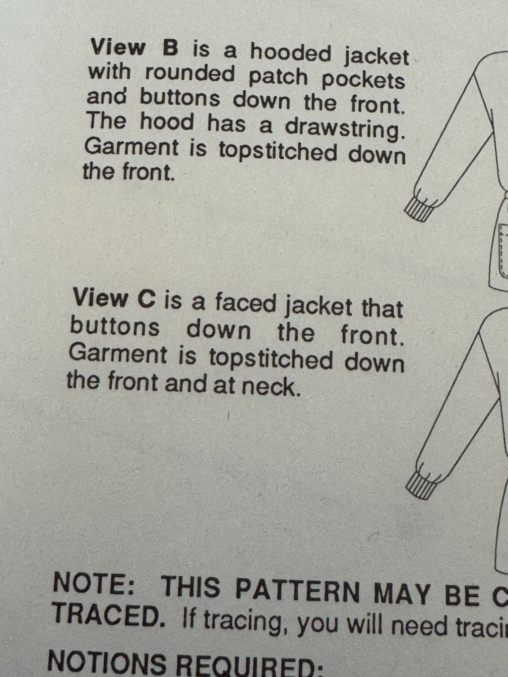 Stretch & Sew Sewing Pattern 999 Childrens Drawstring Bigshirt Shirt Jacket UC