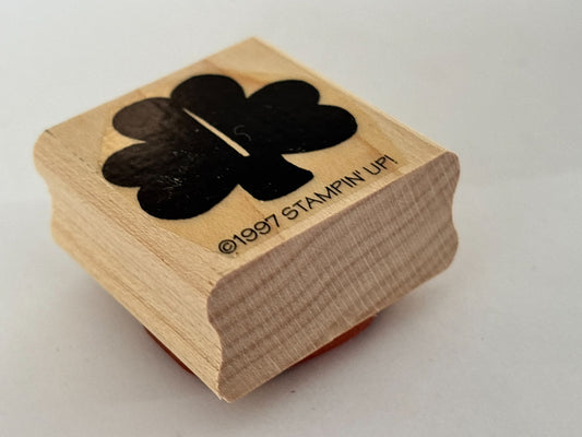 Stampin Up Rubber Stamp Shamrock Happy Saint Patricks Day St Patrick Card Making