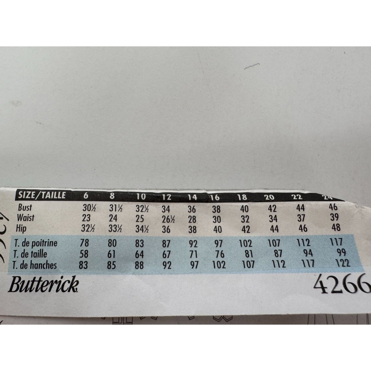 Butterick Sewing Pattern 4266 Capsule Wardrobe Top Skirt Pants Jacket XS S M UC