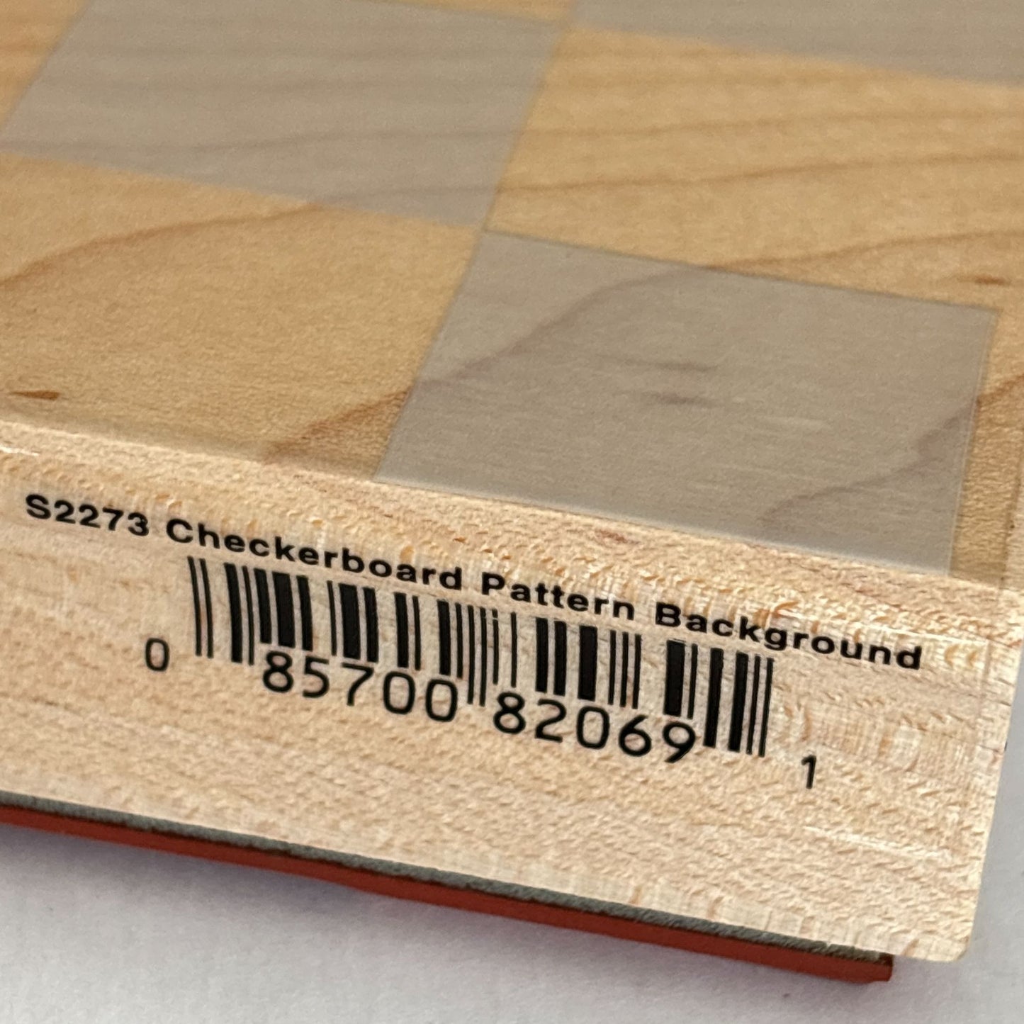 Hero Arts Rubber Stamp Checkerboard Pattern Background Texture Grid Wooden S2273 Large Big