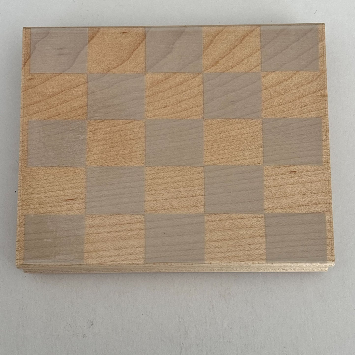 Hero Arts Rubber Stamp Checkerboard Pattern Background Texture Grid Wooden S2273 Large Big