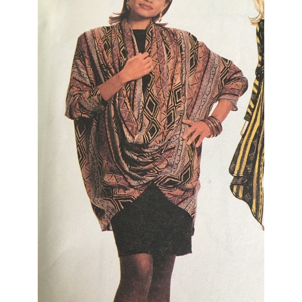 McCalls 7875 Sewing Pattern For Womens Loose-Fit Tunics Size Medium (12-14) Multi-Style Designs