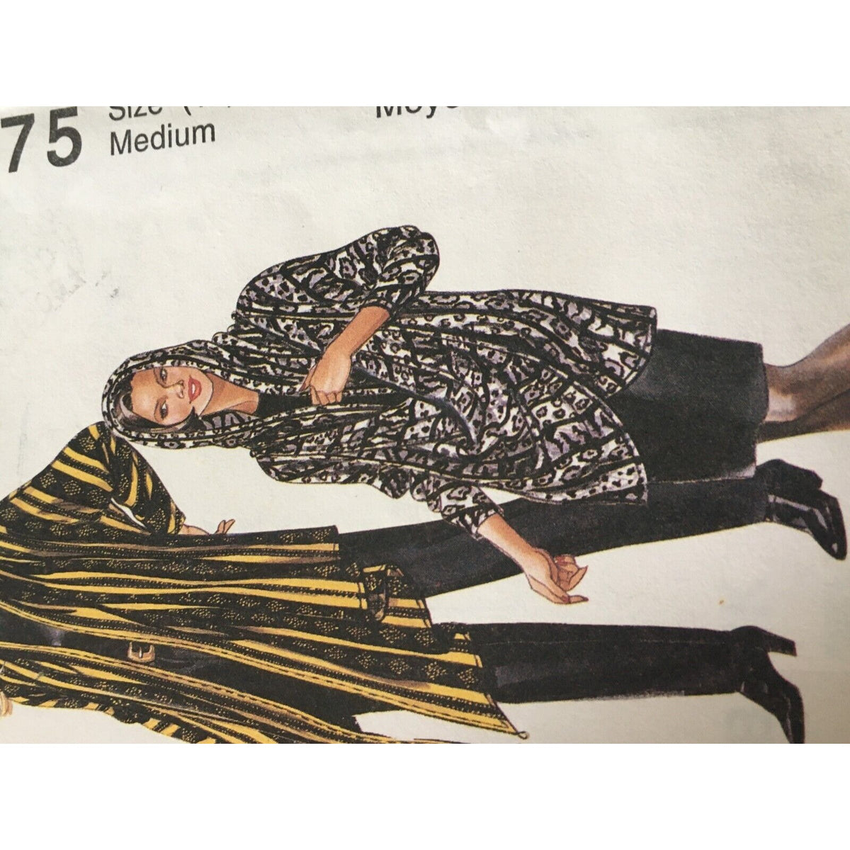 McCalls 7875 Sewing Pattern For Womens Loose-Fit Tunics Size Medium (12-14) Multi-Style Designs