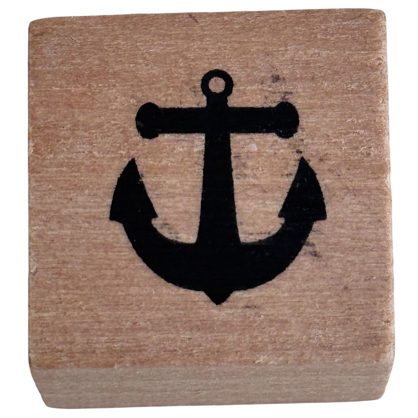 Anchor Rubber Stamp Nautical Coastal Beach Small Card Making Scrapbooking Craft 1 inch