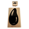 Stampin Up Rubber Stamps Eggplant Stem Vegetable Food Wood Mounted Card Making