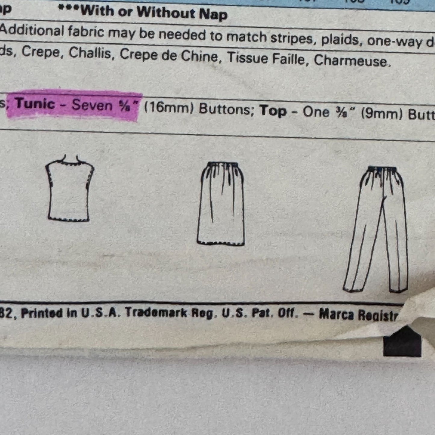 McCalls Sewing Pattern 8116 80s Power Dress Tunic Top Vintage 14 Office Glam Uncut
