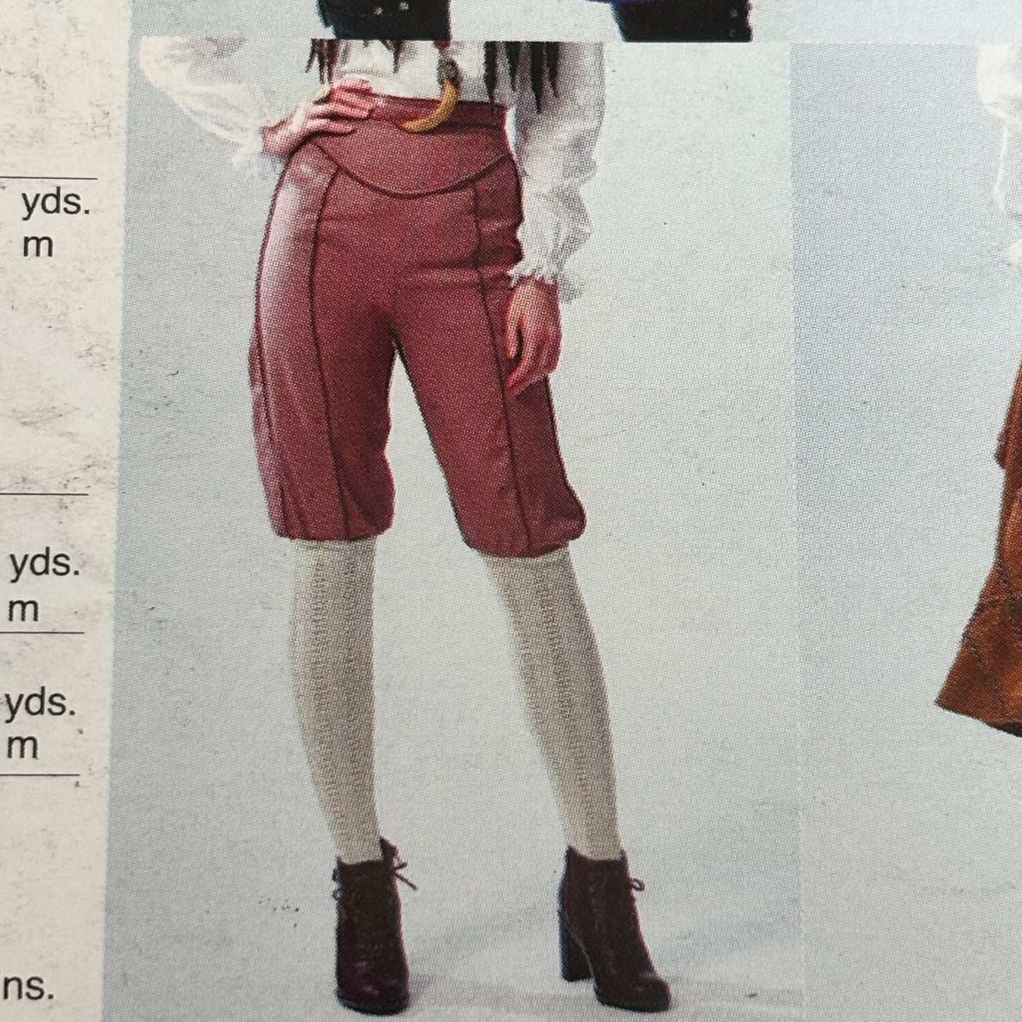 Cosplay by McCalls Sewing Pattern M2085 Wayfaress Pirate Costume Steampunk Pants Skirt 14-22 Uncut