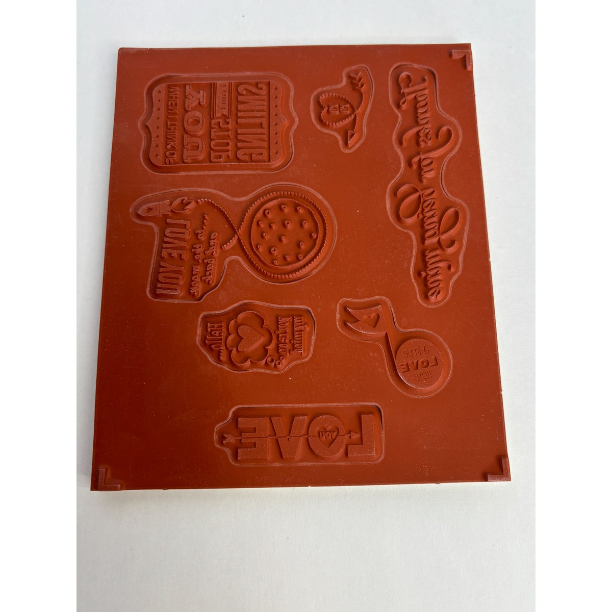 Stampin Up Love You To The Moon and Back Rubber Stamp Set Romantic Sentiments 7