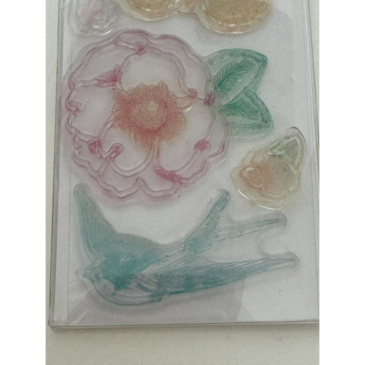 Martha Stewart Crafts Clear Stamps Vintage Garden Butterfly Flower Bird Designs