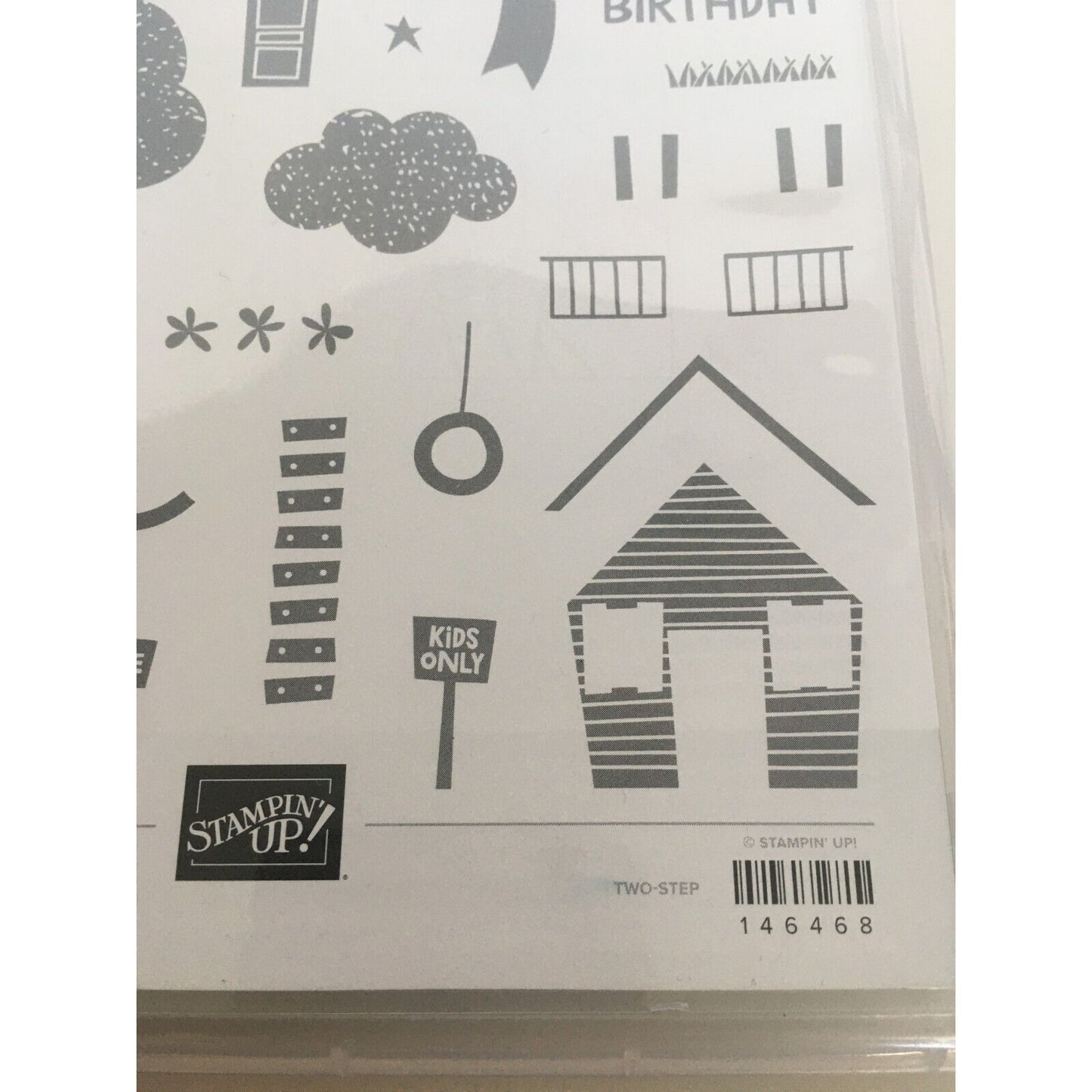Stampin Up Photopolymer Stamps Treehouse Adventure Happy Birthday Kids Crafts