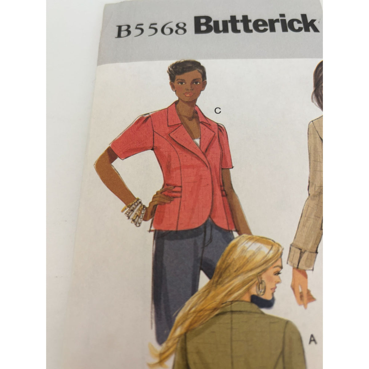 Butterick Sewing Pattern B5568 Misses Fitted Jackets Work Career Size 6-12 Uncut