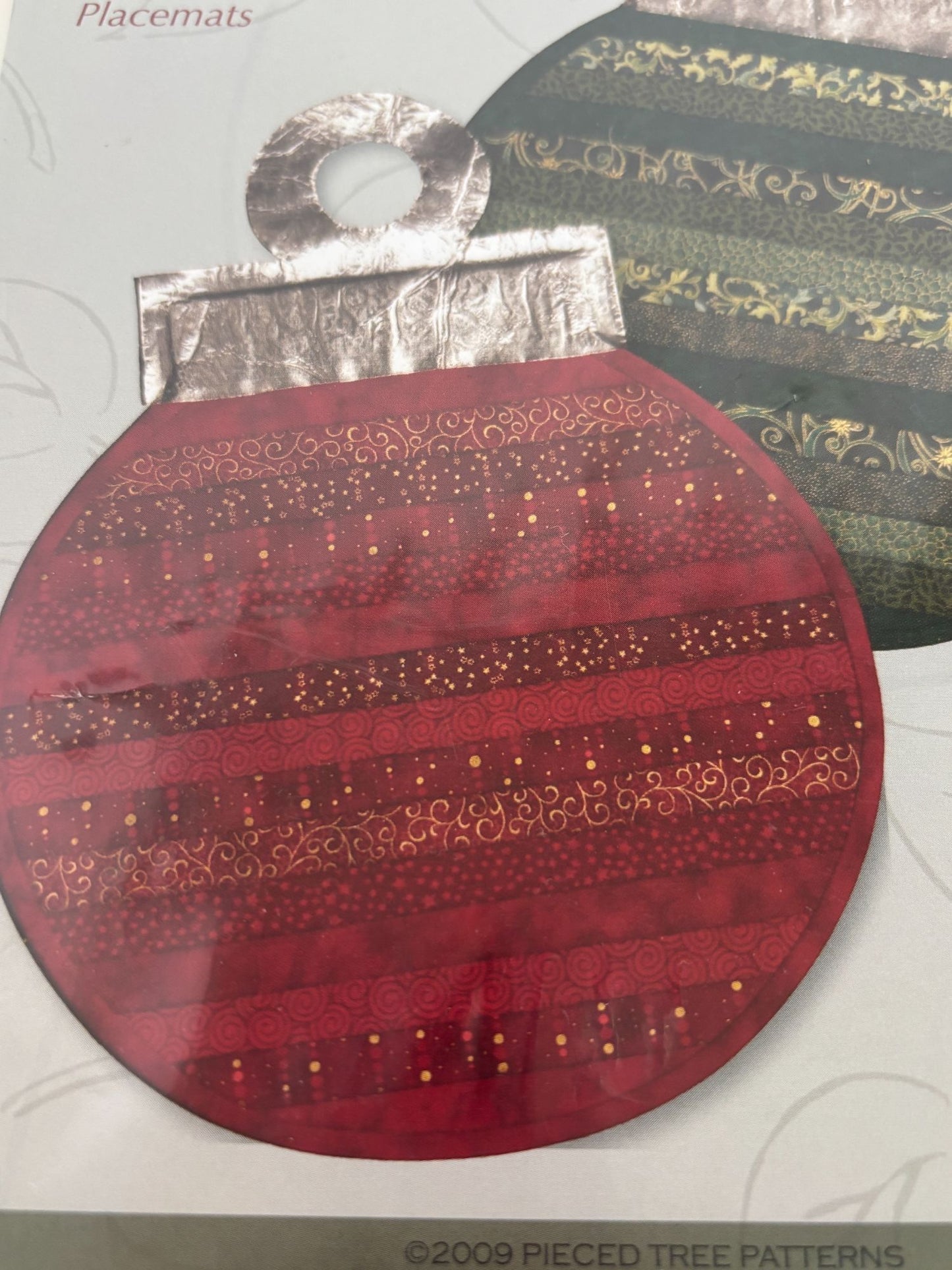 Pieced Tree Craft Quilt Pattern Holiday Ornaments Placemats Christmas Home Decor