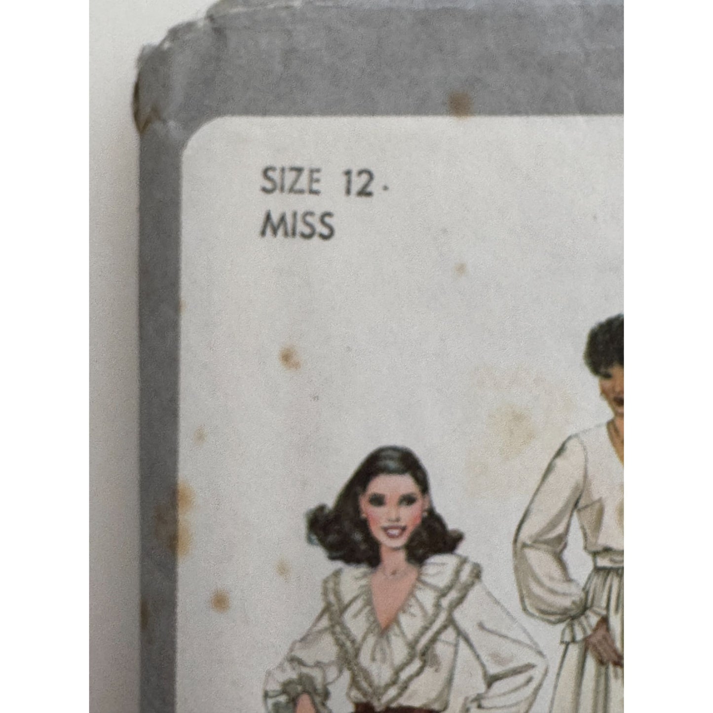 Simplicity Sewing Pattern 8816 Blouse Shirt Long Length Skirt Vintage 1970s 12