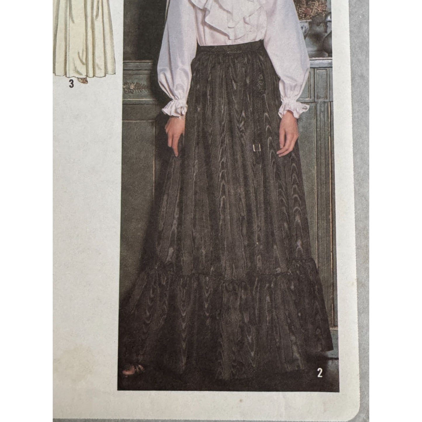 Simplicity Sewing Pattern 8816 Blouse Shirt Long Length Skirt Vintage 1970s 12