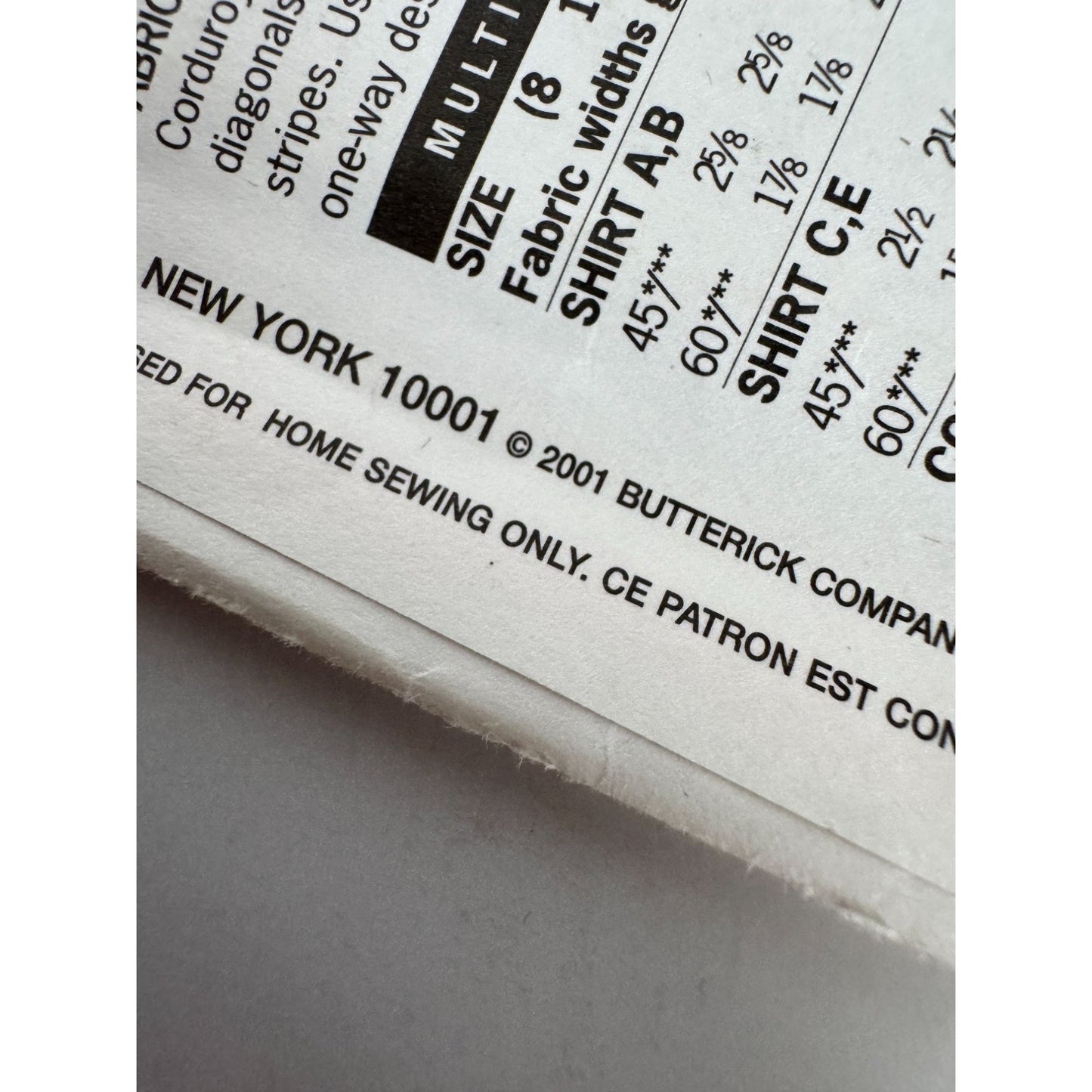 Butterick Sewing Pattern 3198 Oversized Shirt Front Button 8 10 12 Nine Sew Easy