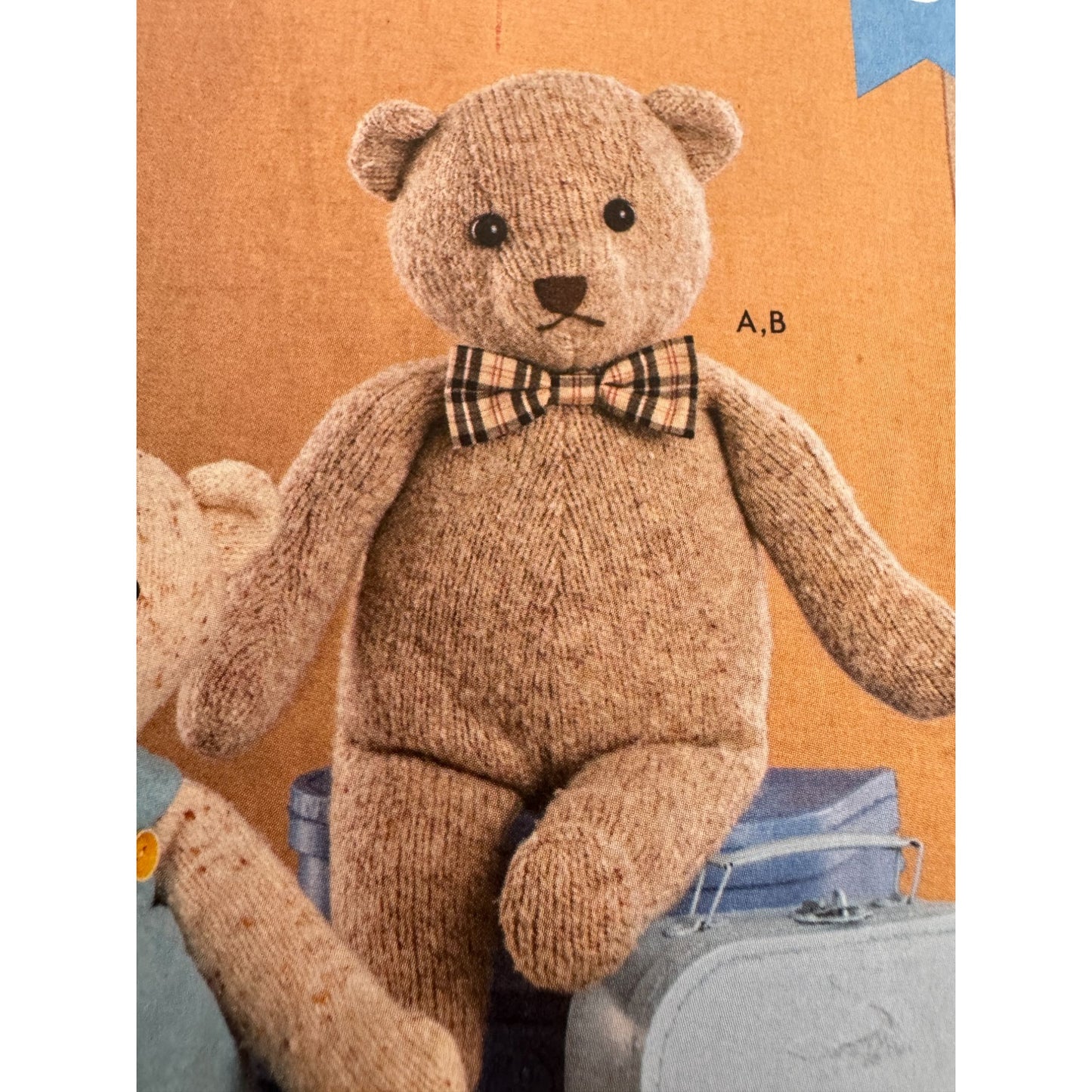 Kwik Sew Sewing Pattern K4389 Stuffed Teddy Bear Clothes Bow Tie Doll Clothing