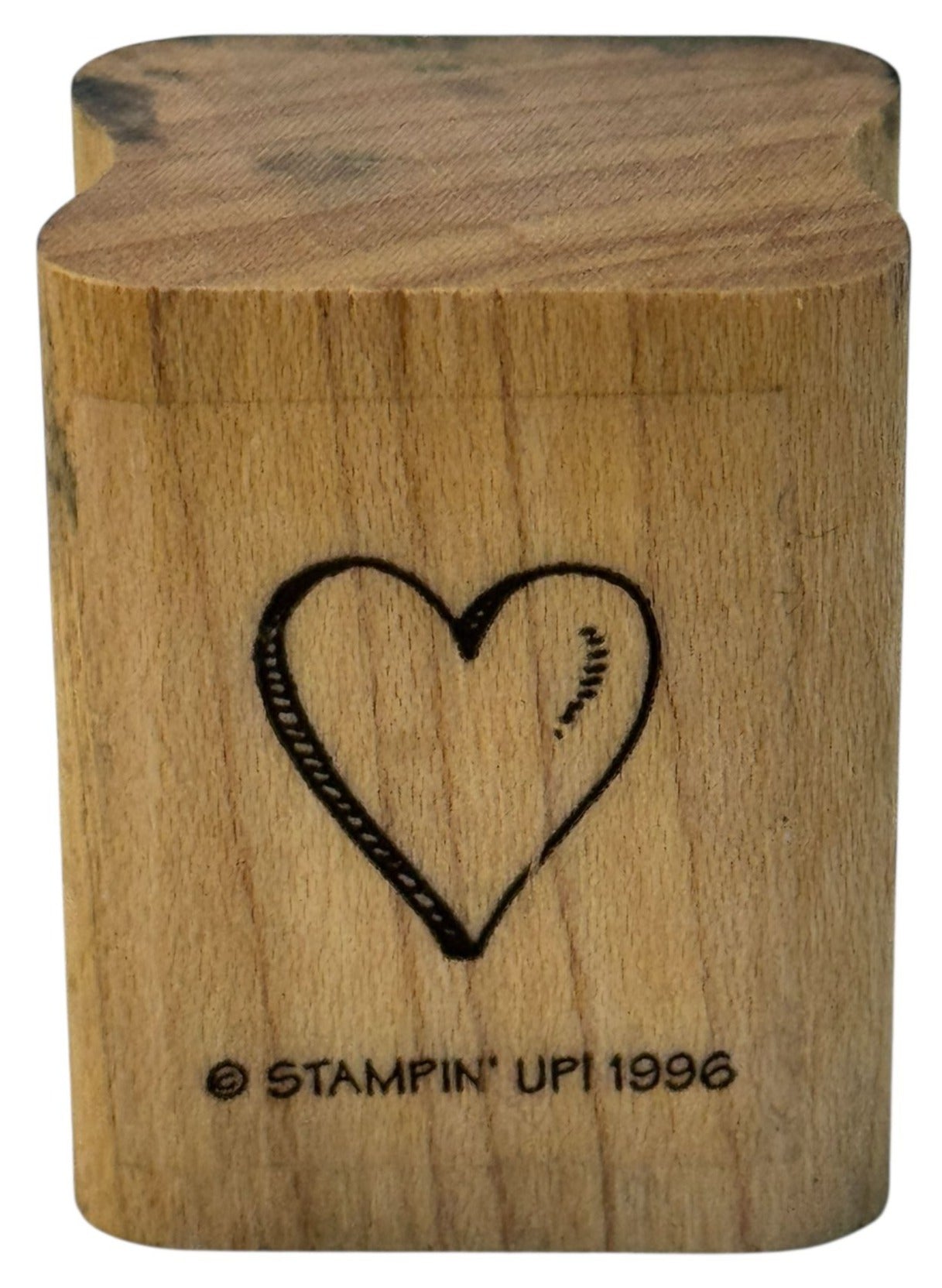 Stampin Up Rubber Stamp Heart Small Valentines Day Card Making Love Friendship