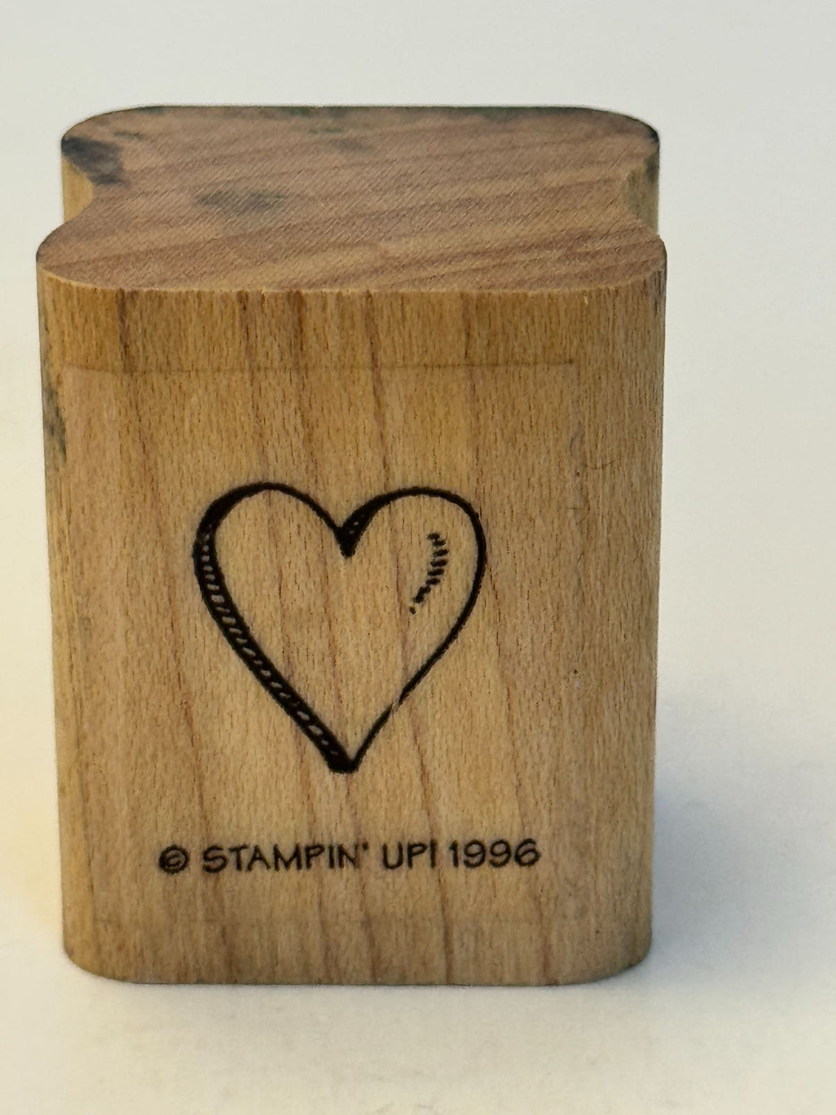 Stampin Up Rubber Stamp Heart Small Valentines Day Card Making Love Friendship