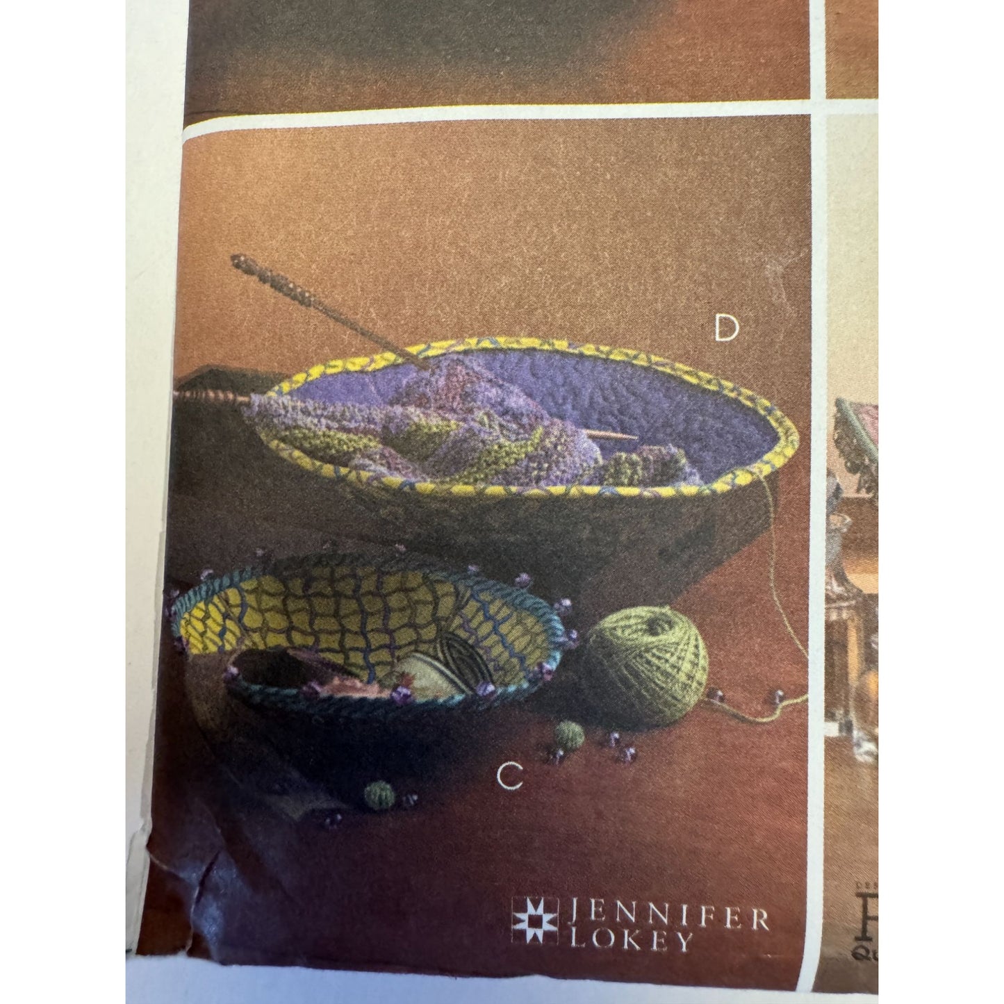 McCalls Sewing Pattern M4797 Fabric Bowl for Fat Quarters Table Decor Home Uncut