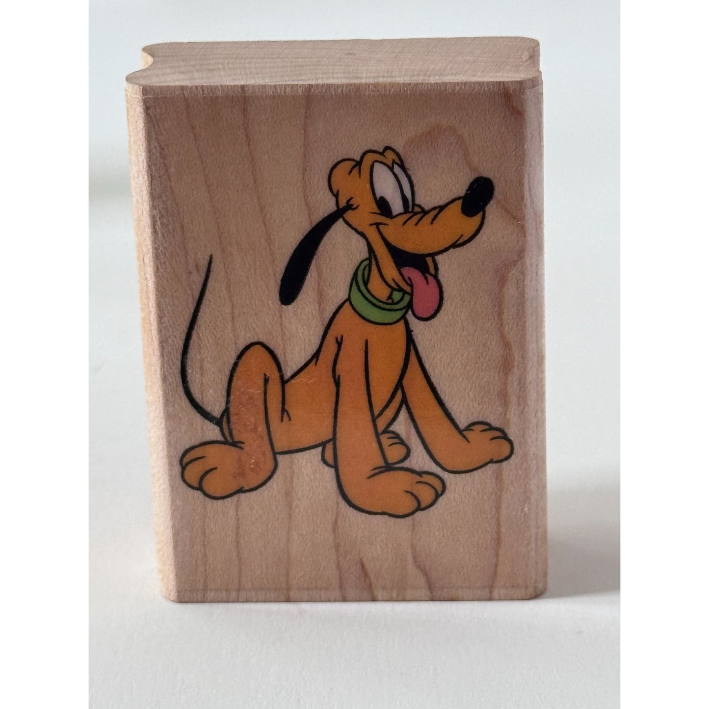 Disney Pluto Rubber Stampede Stamp Friendship Cardmaking Cartoon Character 330D