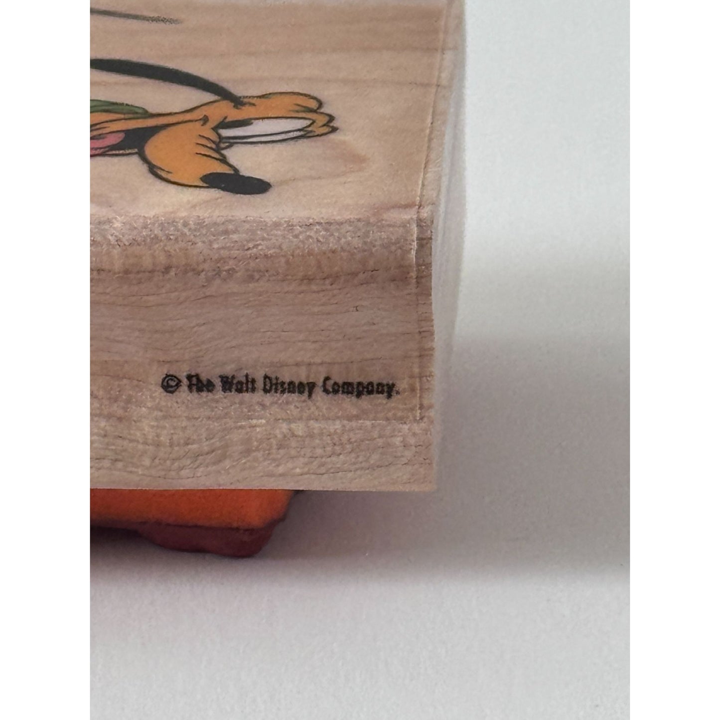 Disney Pluto Rubber Stampede Stamp Friendship Cardmaking Cartoon Character 330D