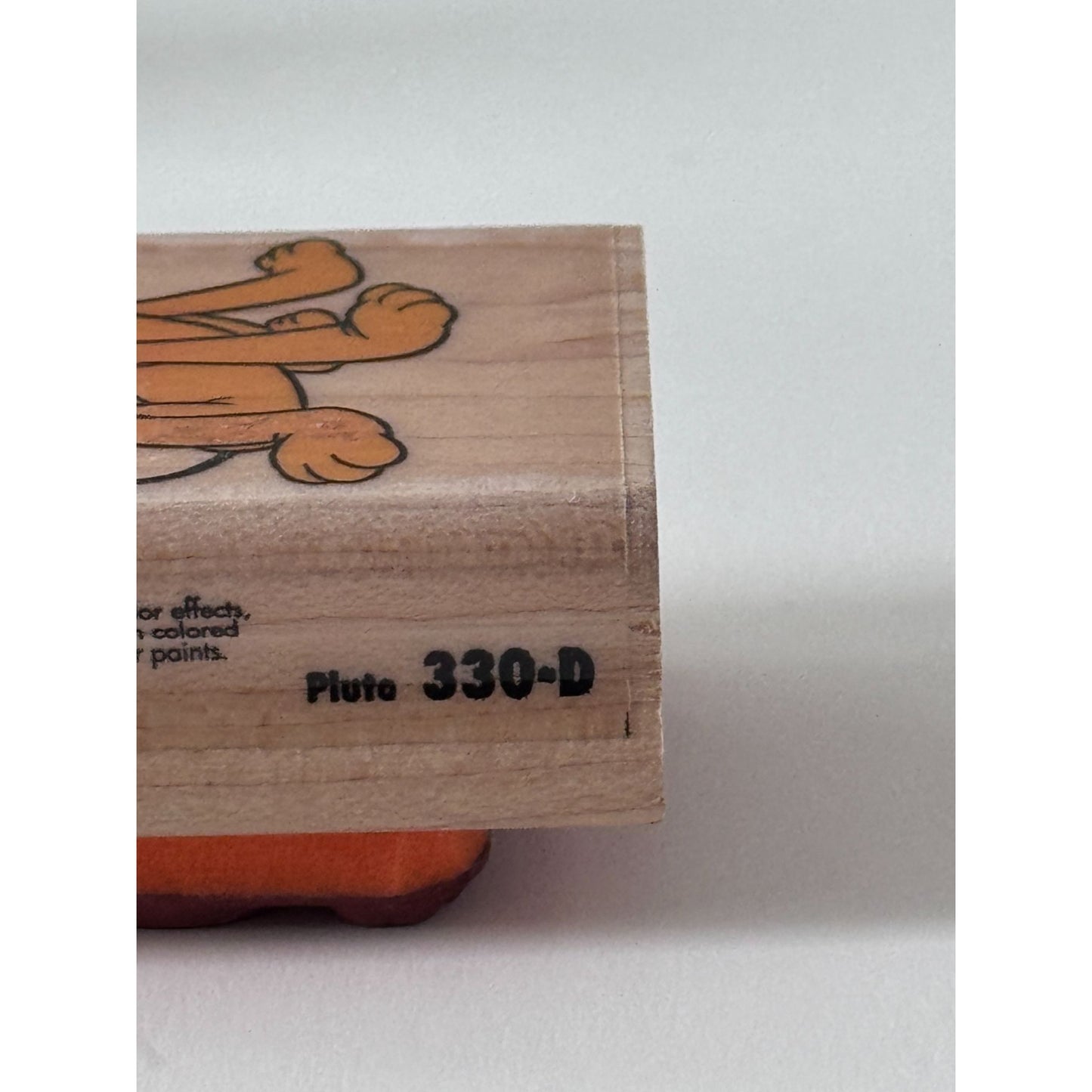 Disney Pluto Rubber Stampede Stamp Friendship Cardmaking Cartoon Character 330D