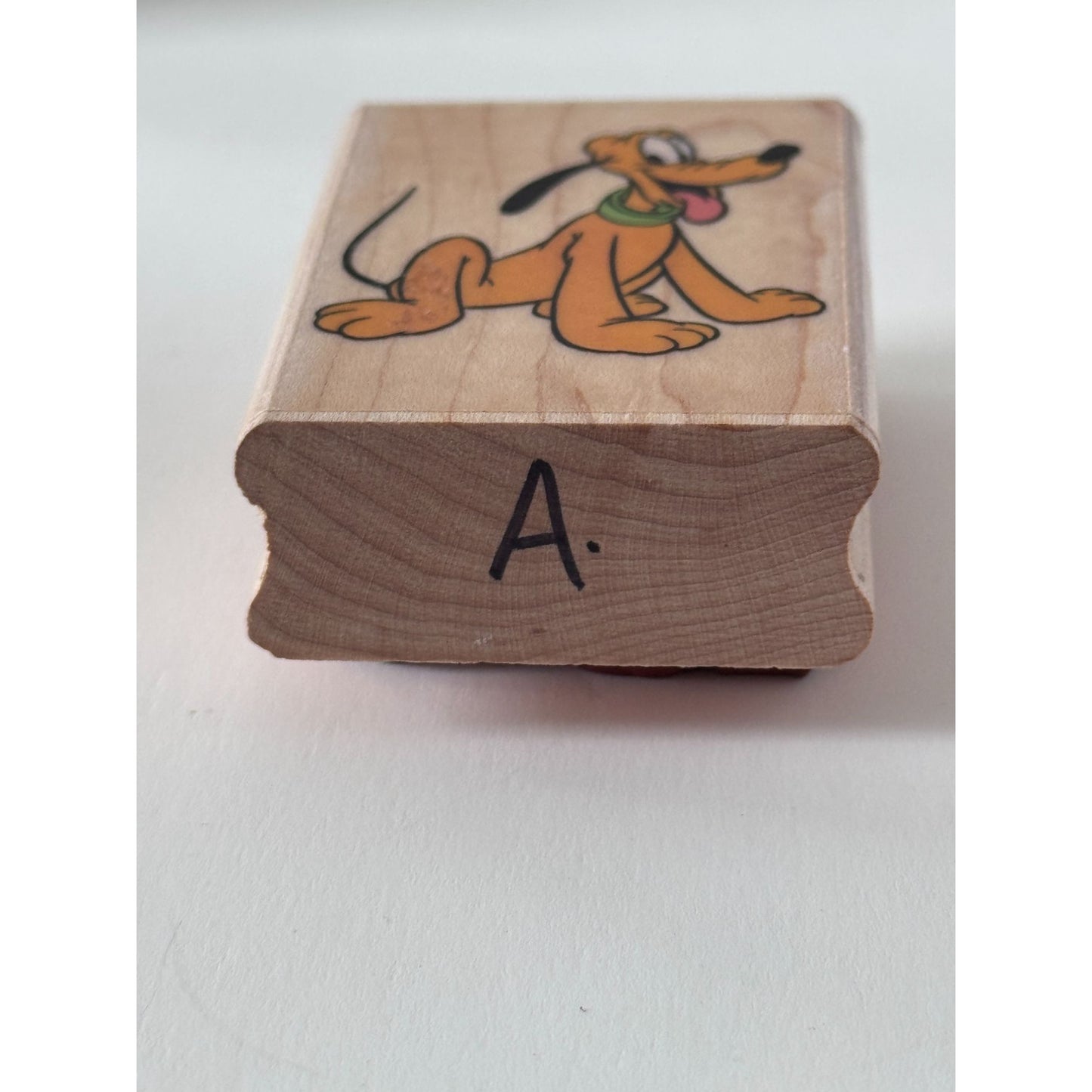 Disney Pluto Rubber Stampede Stamp Friendship Cardmaking Cartoon Character 330D