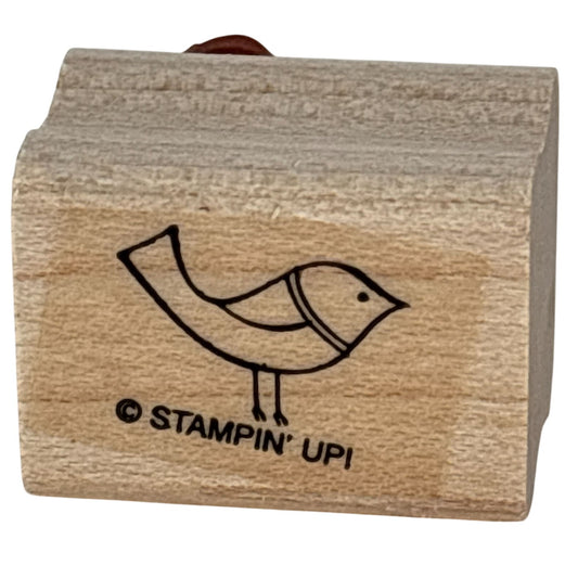 Stampin Up Rubber Stamp Simple Bird Cardmaking Small Nature Spring Season Animal