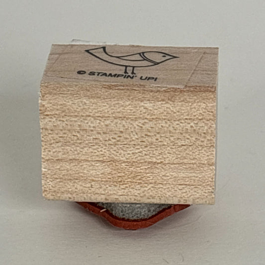 Stampin Up Rubber Stamp Simple Bird Cardmaking Small Nature Spring Season Animal