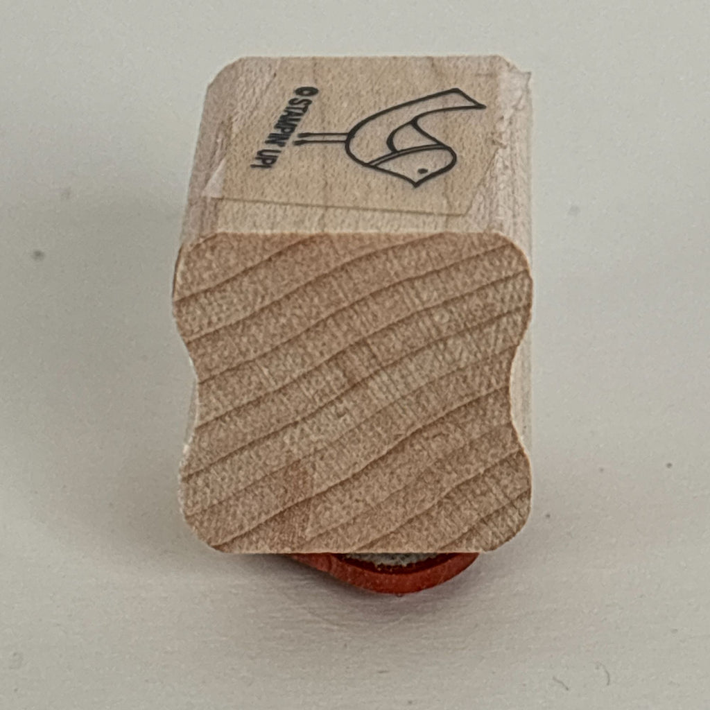 Stampin Up Rubber Stamp Simple Bird Cardmaking Small Nature Spring Season Animal