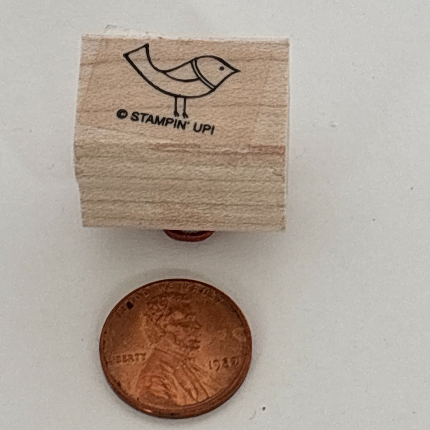 Stampin Up Rubber Stamp Simple Bird Cardmaking Small Nature Spring Season Animal