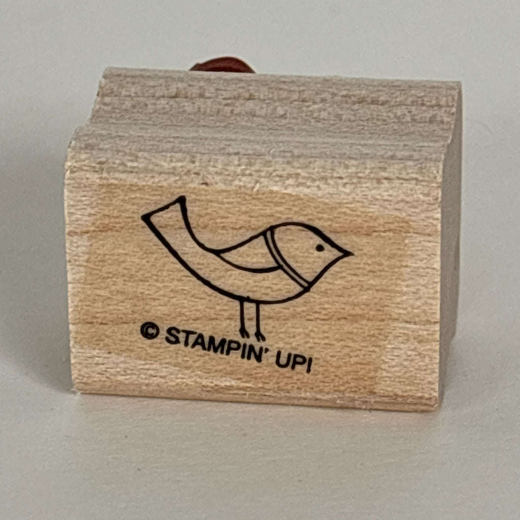 Stampin Up Rubber Stamp Simple Bird Cardmaking Small Nature Spring Season Animal