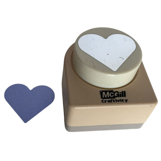 McGill Craftivity Paper Punch Heart Shape Valentines Day Craft Love Big 2 Inch