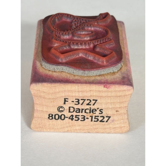 Darcies Rubber Stamp XO Kisses Chocolate Valentine Love Wood Mounted Craft Romantic Craft