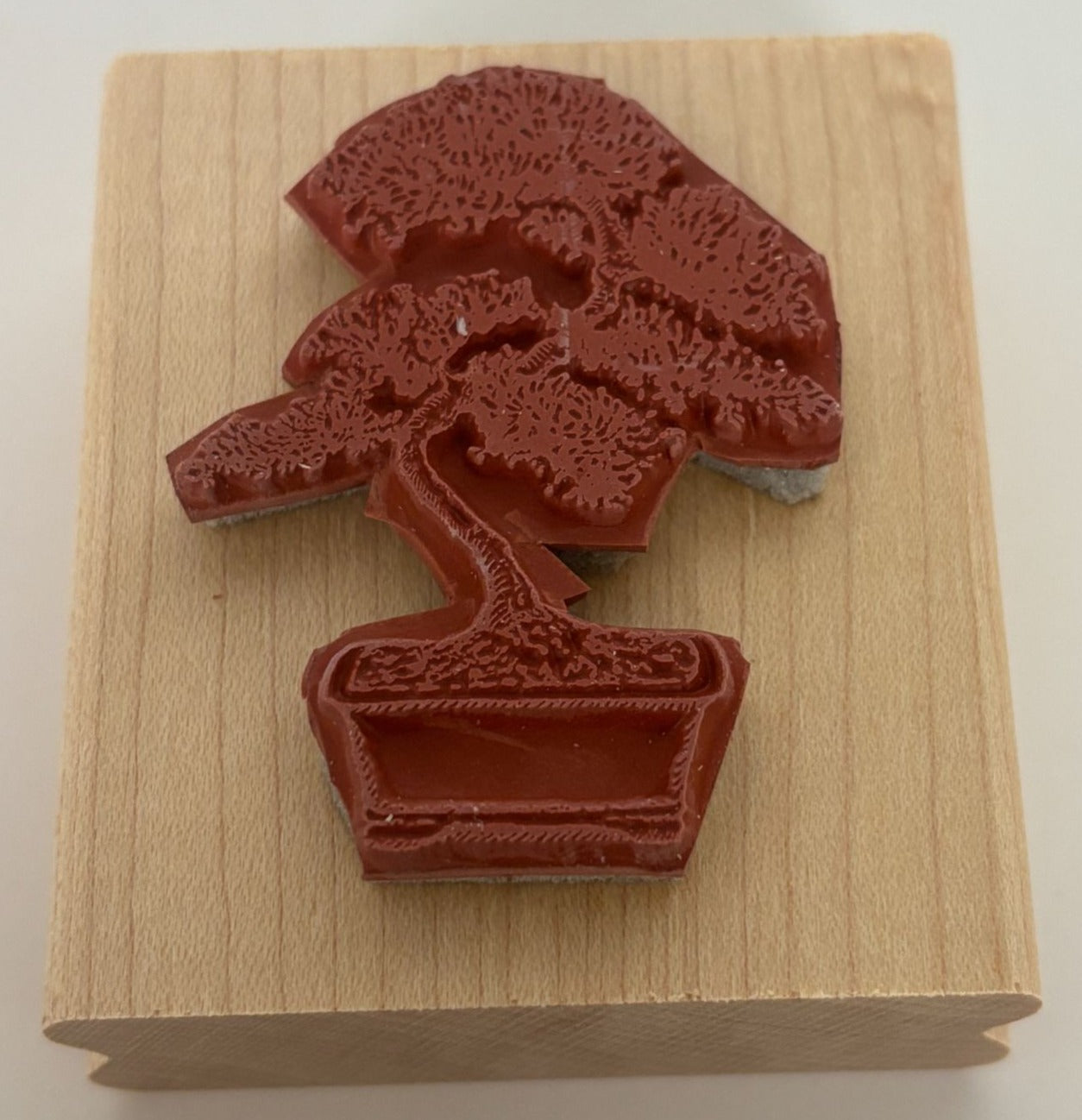 Stampin Up Rubber Stamp Bonsai Tree Plant Mom Dad Asian Theme Card Making Craft