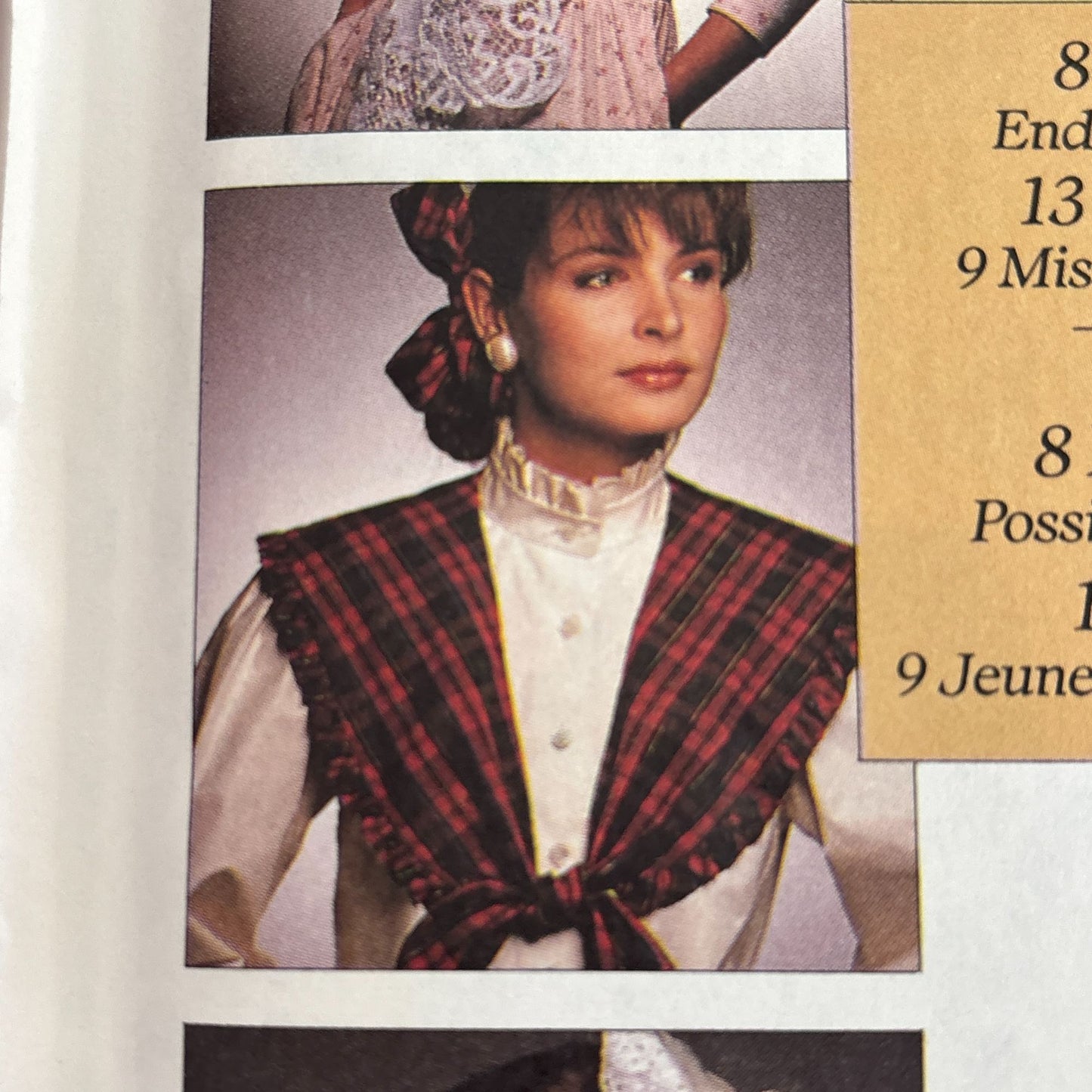 McCalls Sewing Pattern 3205 Hair Bow Collars for Ladies Children Accessory 1980s